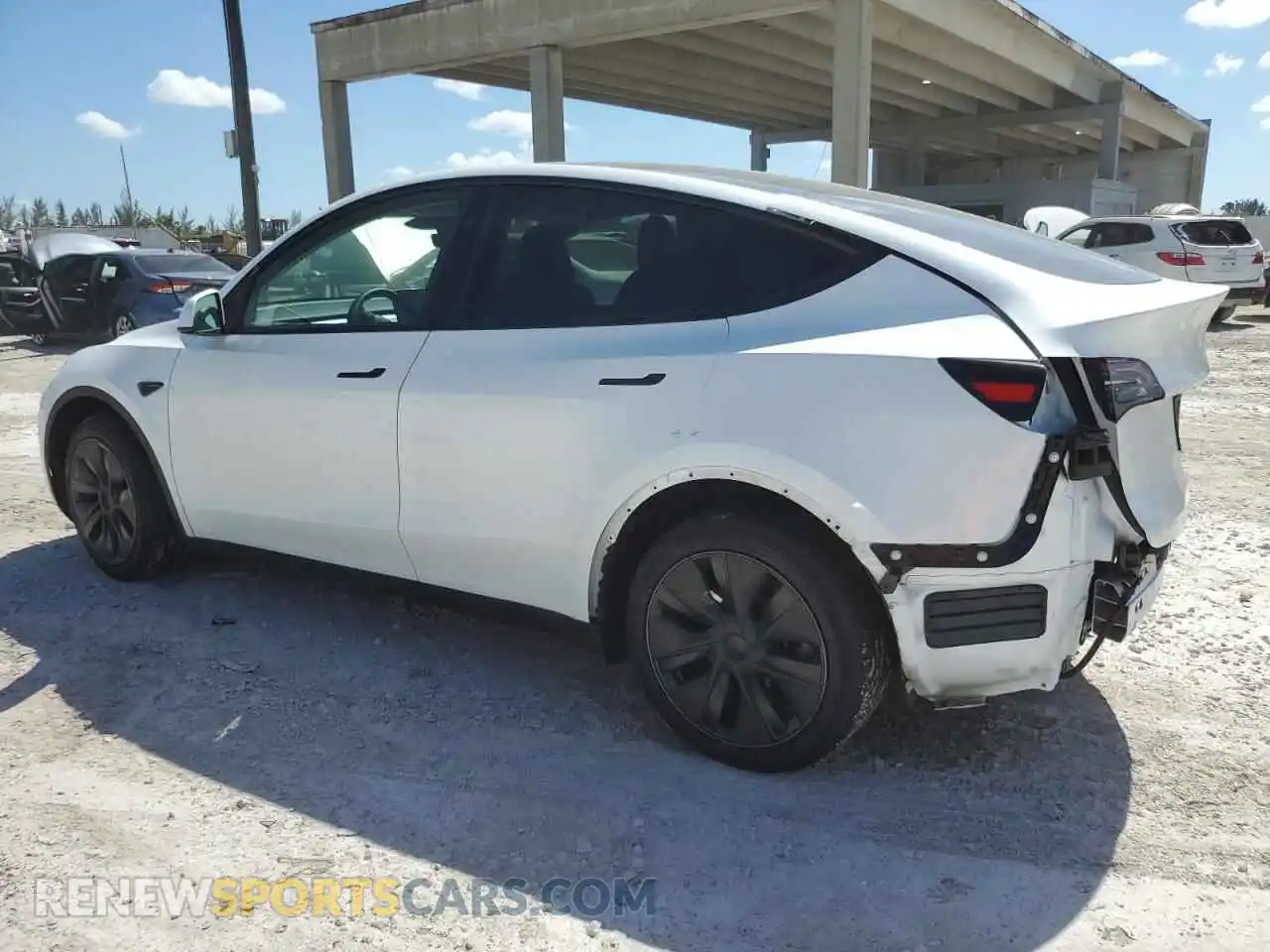 2 Photograph of a damaged car 7SAYGDED6SF253266 TESLA MODEL Y 2025