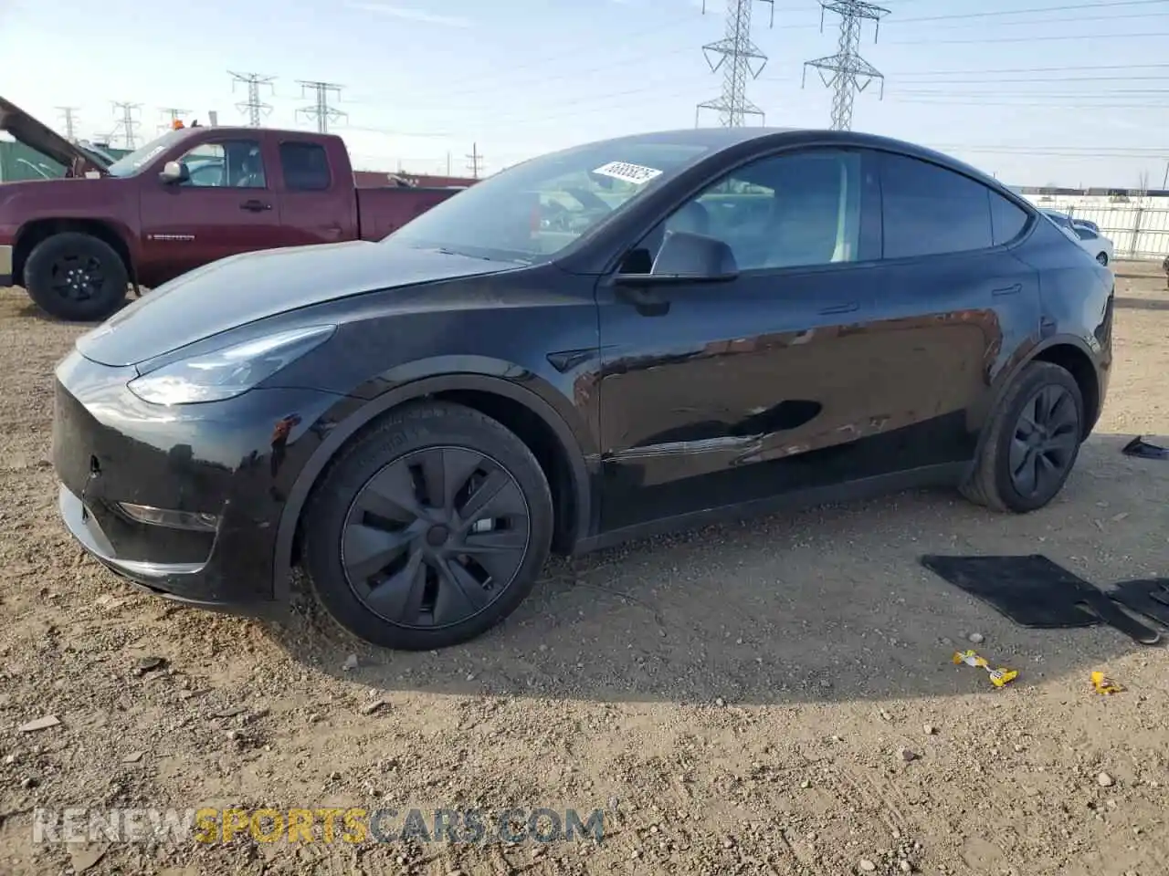 1 Photograph of a damaged car 7SAYGDED7SA342728 TESLA MODEL Y 2025