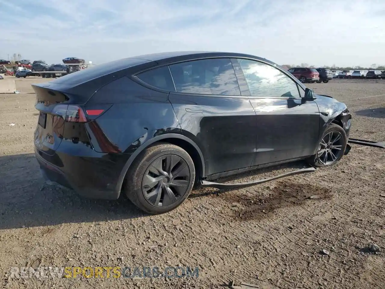 3 Photograph of a damaged car 7SAYGDED7SA342728 TESLA MODEL Y 2025