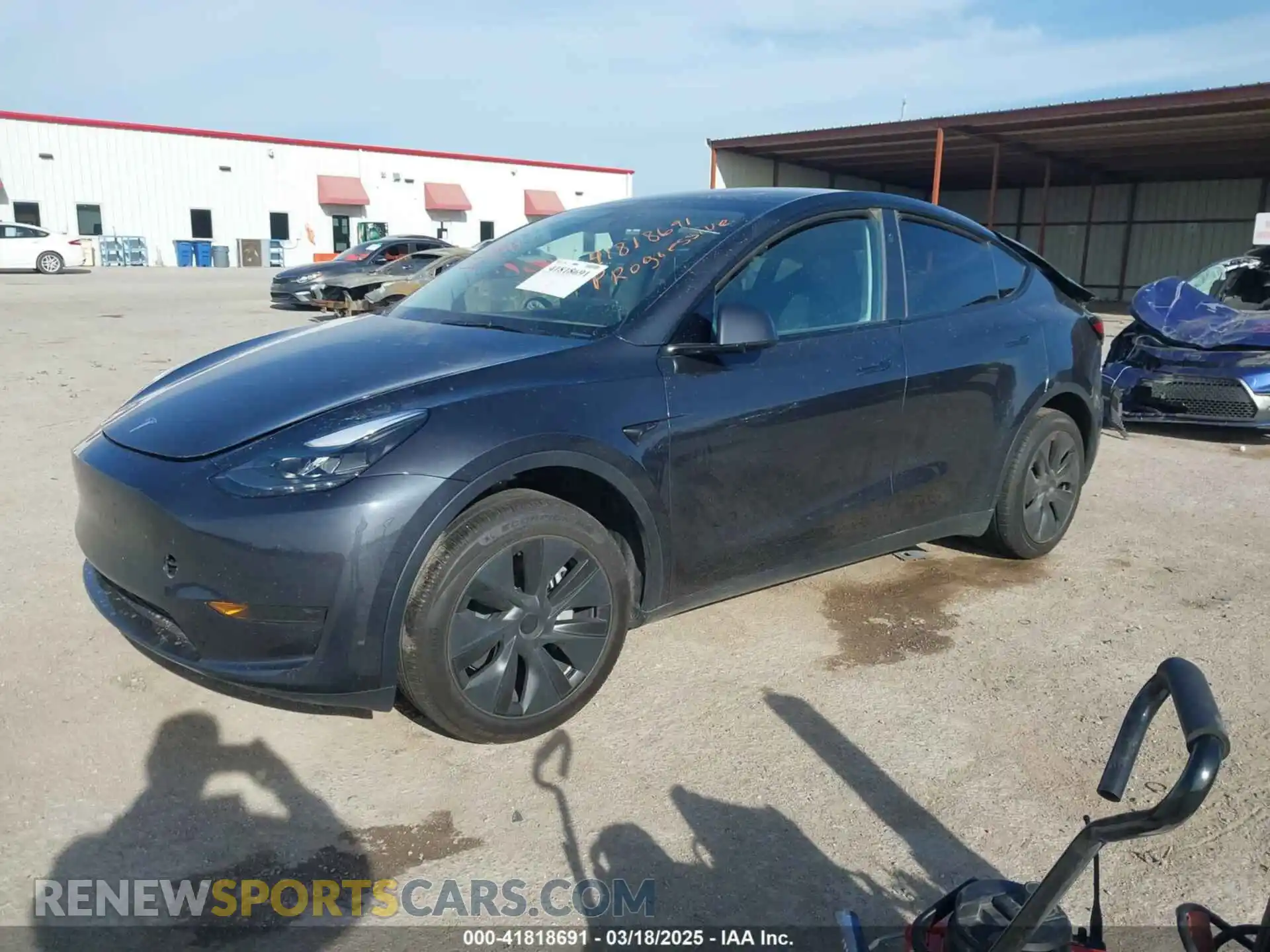 2 Photograph of a damaged car 7SAYGDED7SA354104 TESLA MODEL Y 2025
