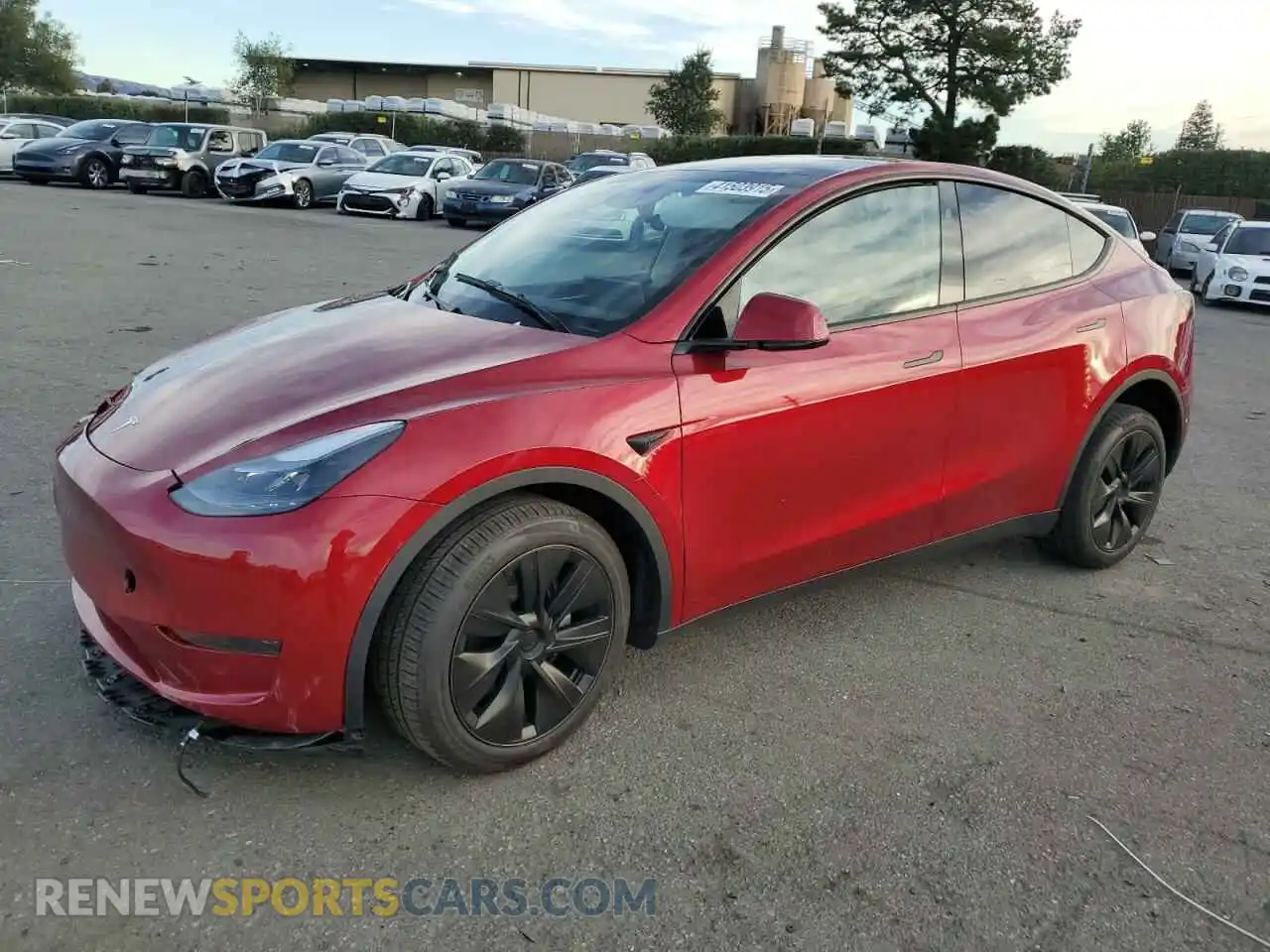 1 Photograph of a damaged car 7SAYGDED7SF222690 TESLA MODEL Y 2025
