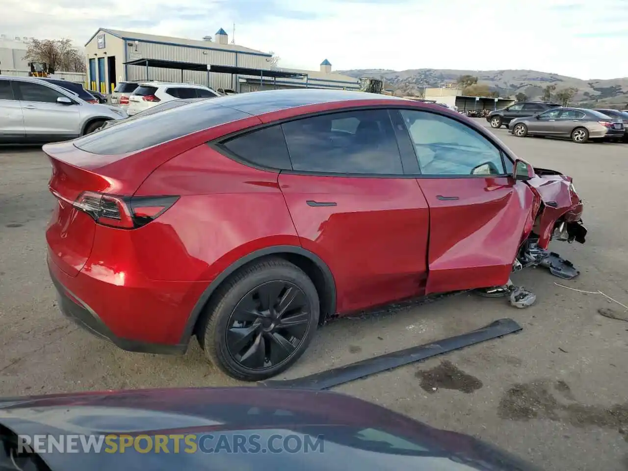 3 Photograph of a damaged car 7SAYGDED7SF222690 TESLA MODEL Y 2025