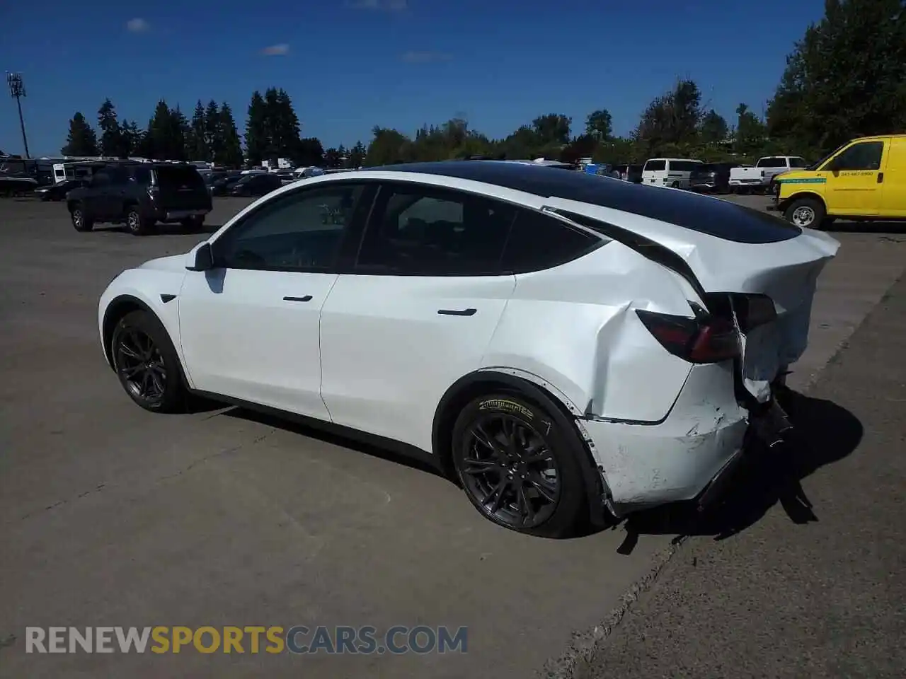 2 Photograph of a damaged car 7SAYGDED7SF227873 TESLA MODEL Y 2025