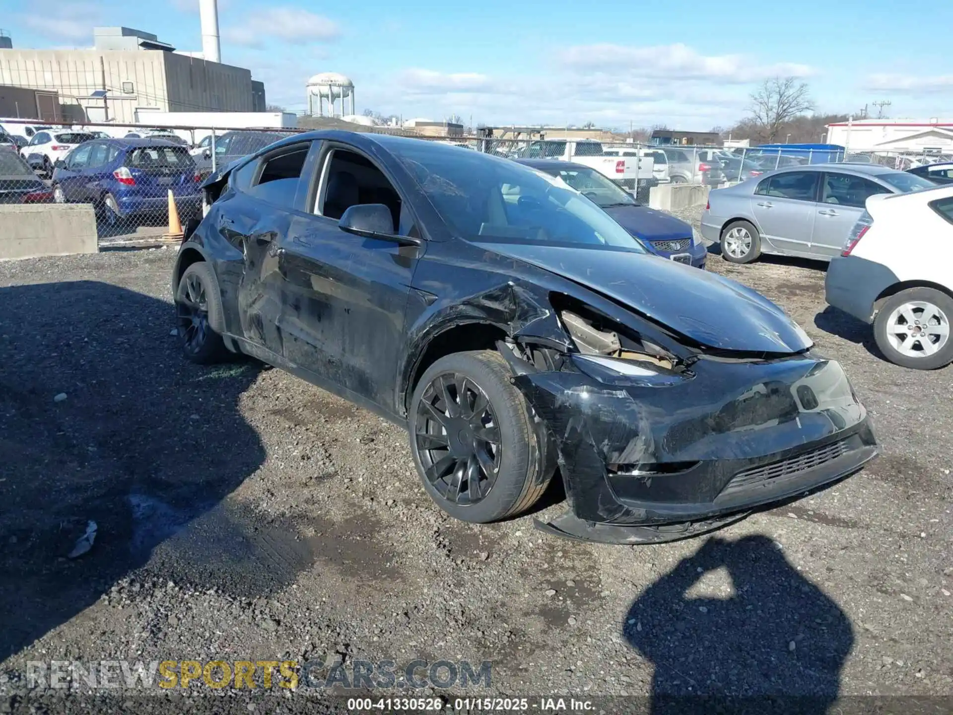 1 Photograph of a damaged car 7SAYGDED7SF229722 TESLA MODEL Y 2025