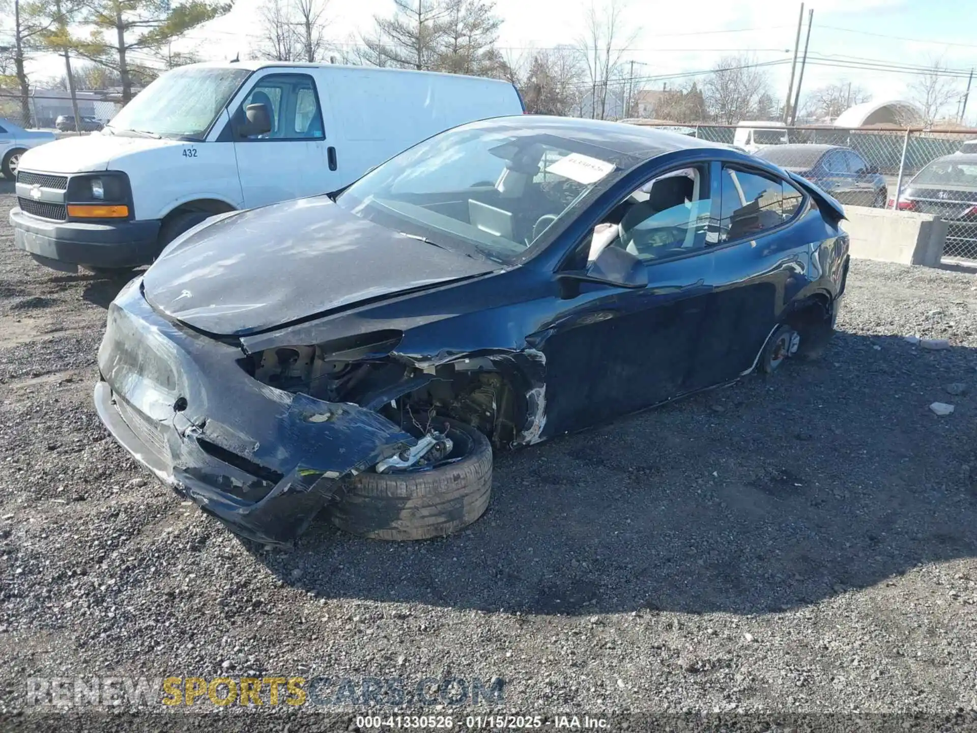2 Photograph of a damaged car 7SAYGDED7SF229722 TESLA MODEL Y 2025