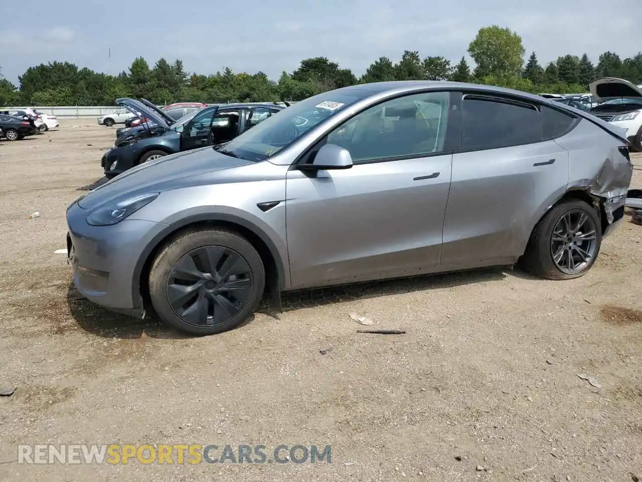 1 Photograph of a damaged car 7SAYGDED7SF230739 TESLA MODEL Y 2025