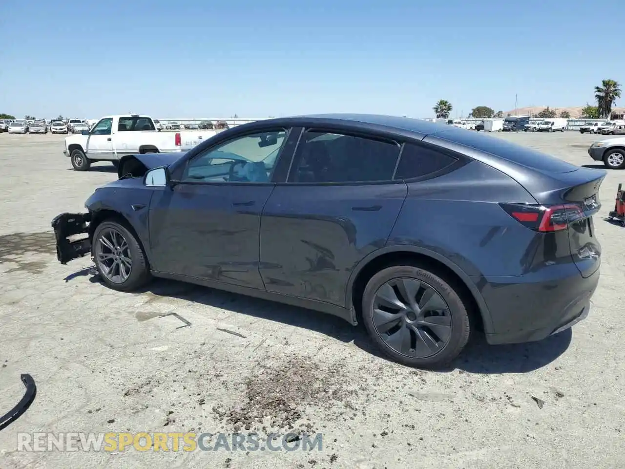 2 Photograph of a damaged car 7SAYGDED7SF258587 TESLA MODEL Y 2025
