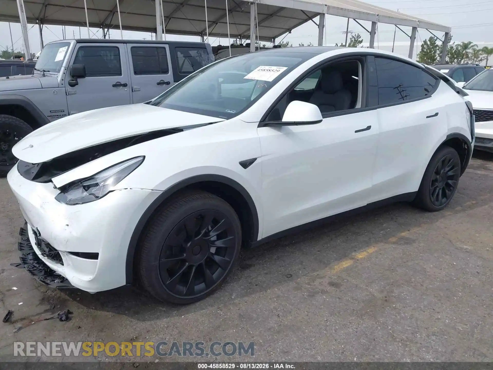 2 Photograph of a damaged car 7SAYGDED7SF312941 TESLA MODEL Y 2025