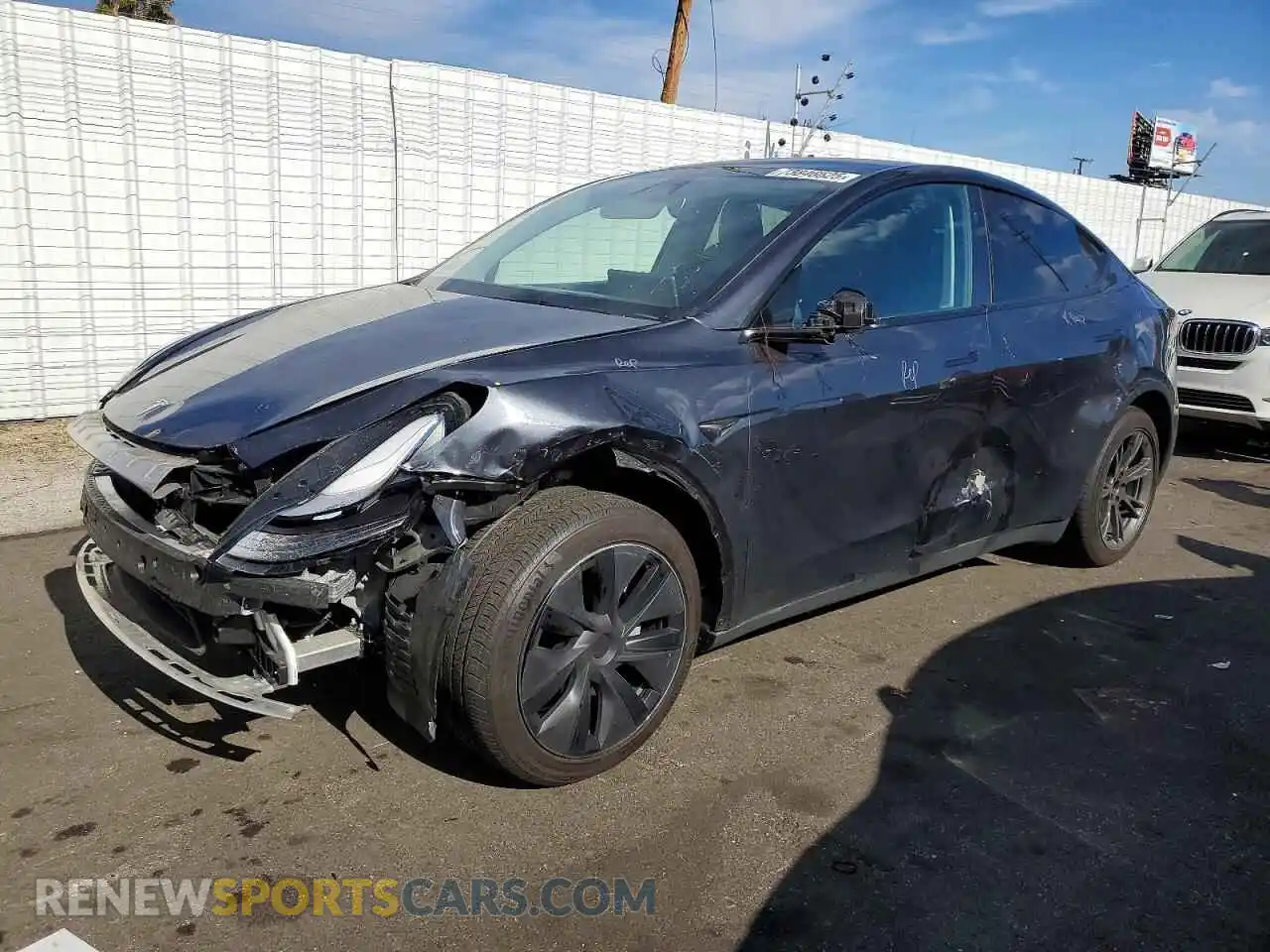 1 Photograph of a damaged car 7SAYGDED7SF314012 TESLA MODEL Y 2025