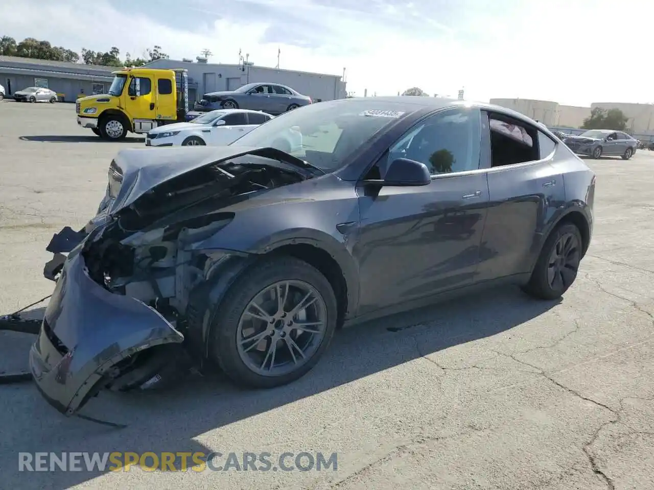 1 Photograph of a damaged car 7SAYGDED7SF314429 TESLA MODEL Y 2025