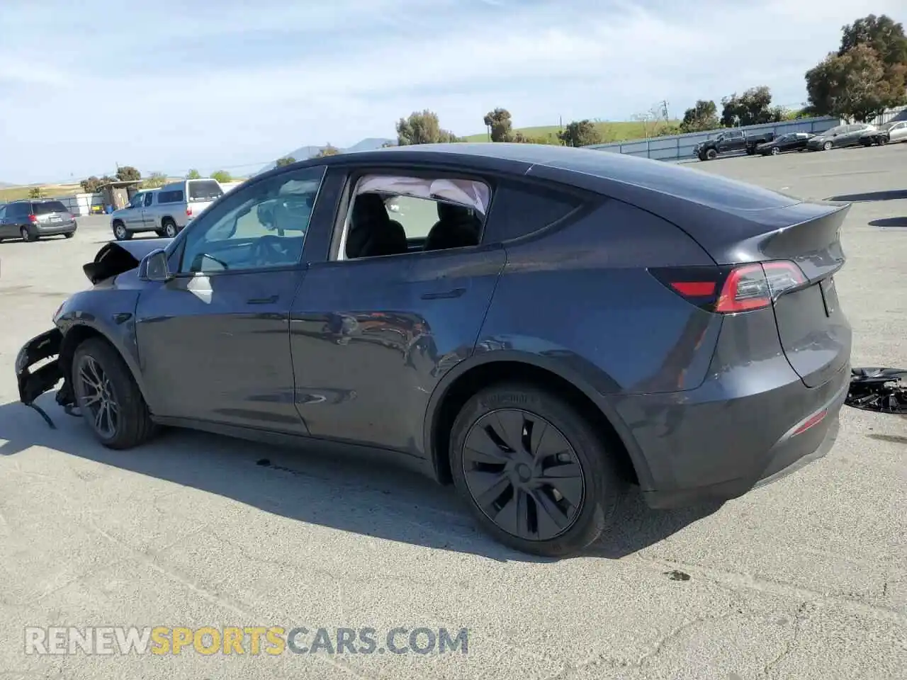 2 Photograph of a damaged car 7SAYGDED7SF314429 TESLA MODEL Y 2025