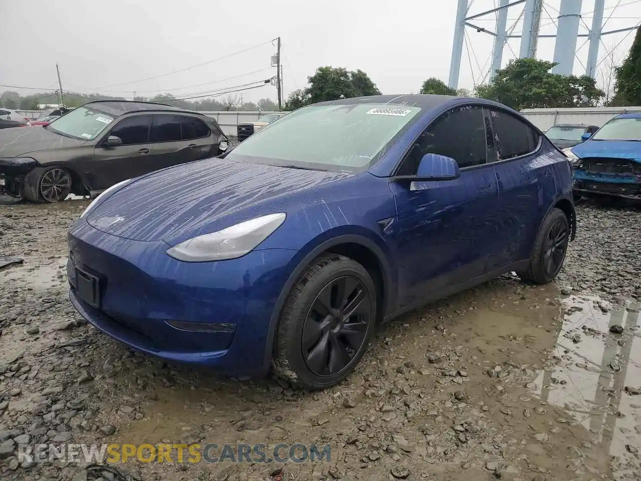 1 fotografías del automóvil dañado 7SAYGDED7SF314964 TESLA MODEL Y 2025