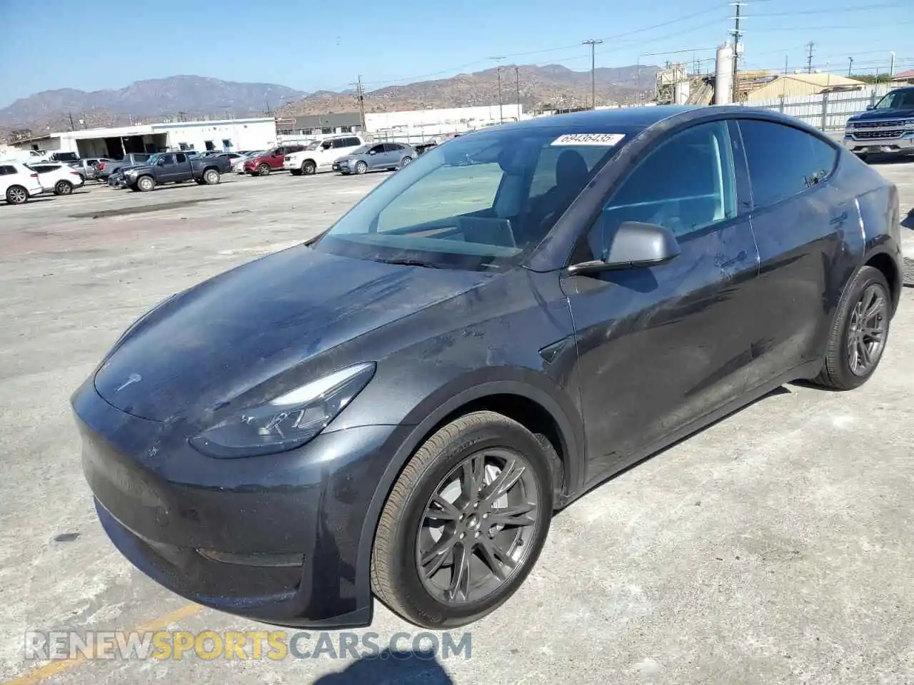 1 Photograph of a damaged car 7SAYGDED7SF315080 TESLA MODEL Y 2025