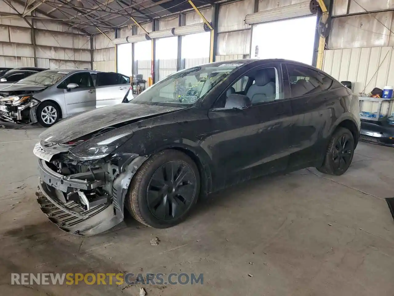 1 Photograph of a damaged car 7SAYGDED8SA342074 TESLA MODEL Y 2025