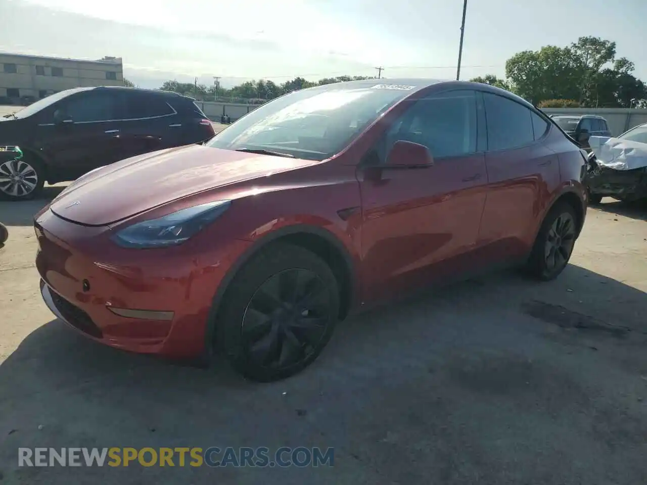 1 Photograph of a damaged car 7SAYGDED8SA358968 TESLA MODEL Y 2025