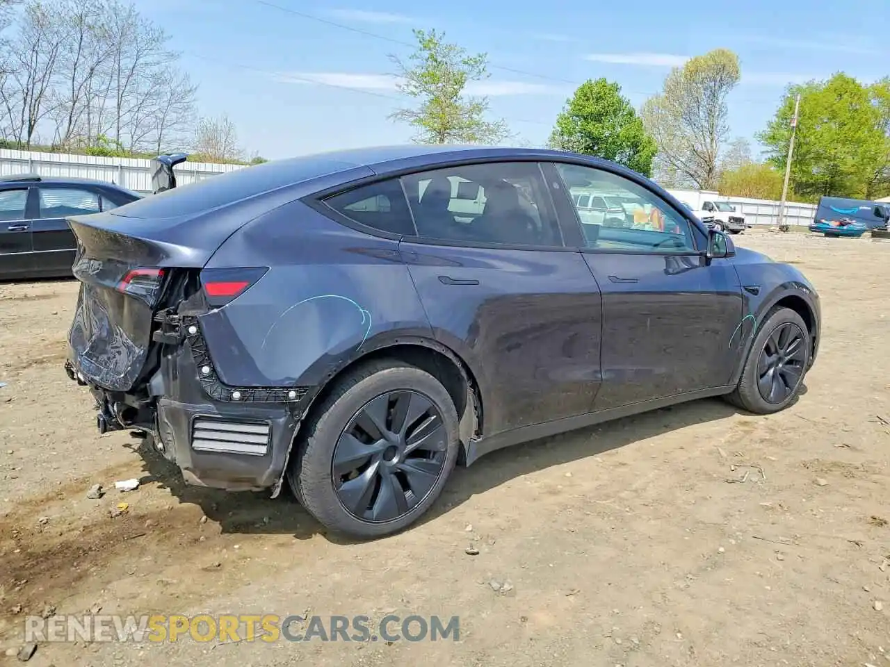 3 Фотография поврежденного автомобиля 7SAYGDED8SF231284 TESLA MODEL Y 2025
