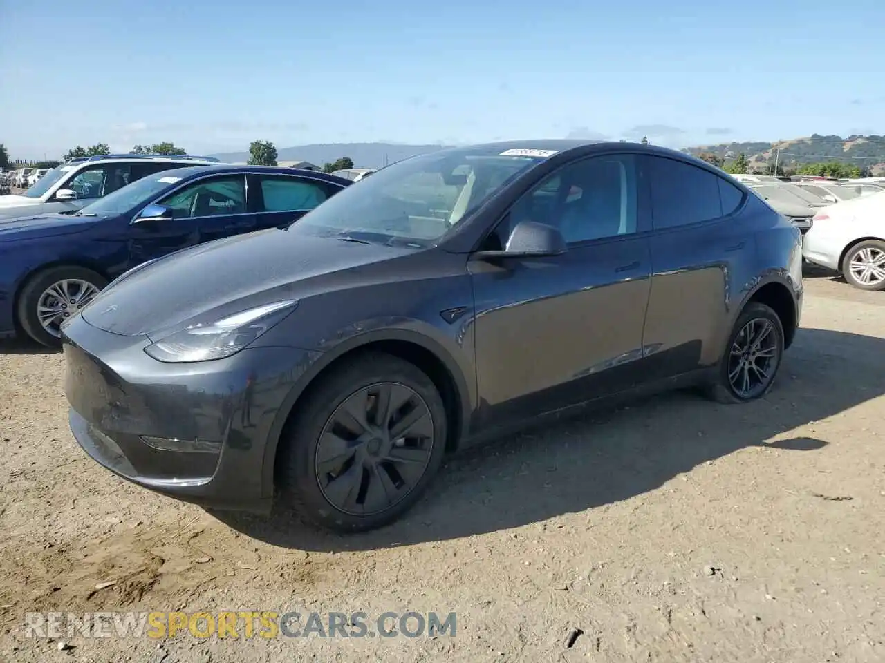 1 Photograph of a damaged car 7SAYGDED8SF242821 TESLA MODEL Y 2025