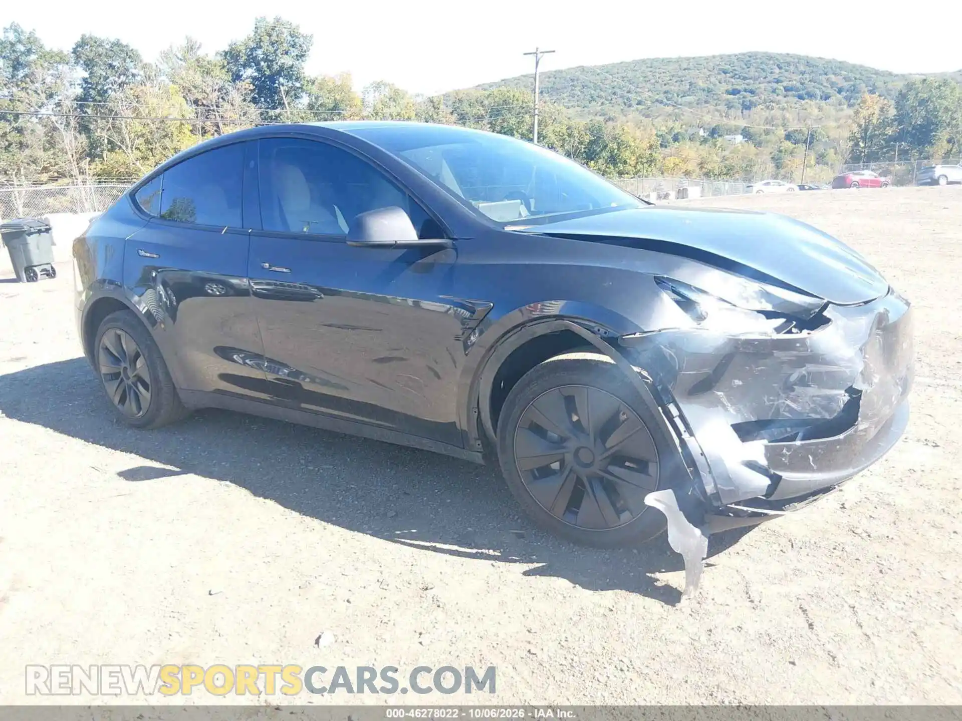 1 Photograph of a damaged car 7SAYGDED8SF266309 TESLA MODEL Y 2025