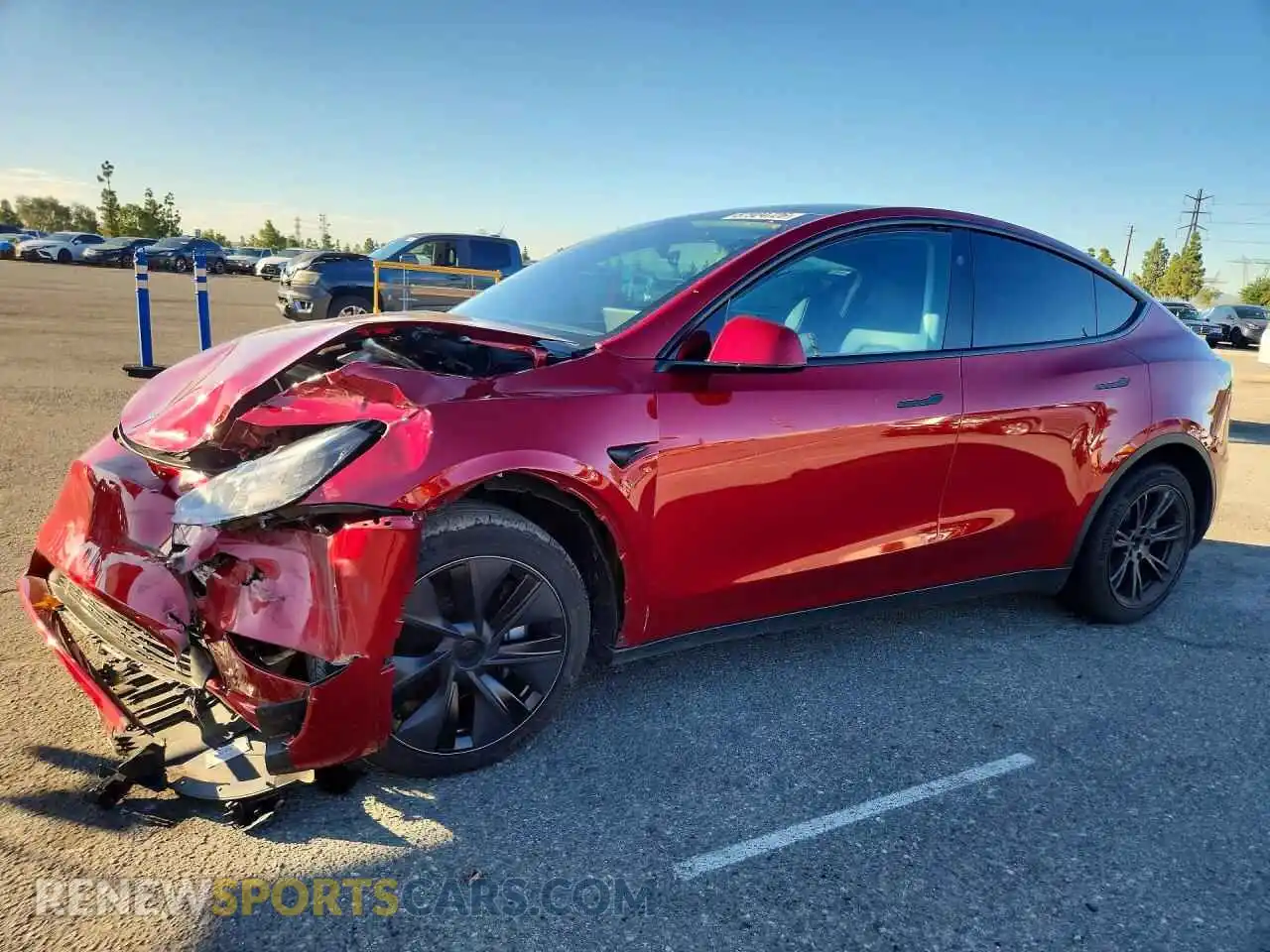 1 fotografías del automóvil dañado 7SAYGDED8SF304637 TESLA MODEL Y 2025