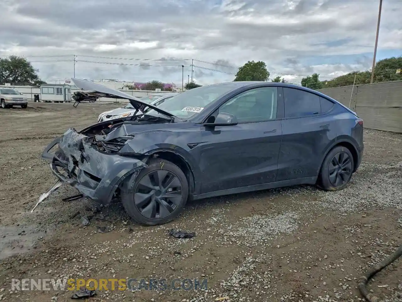 1 Photograph of a damaged car 7SAYGDED8SF312589 TESLA MODEL Y 2025
