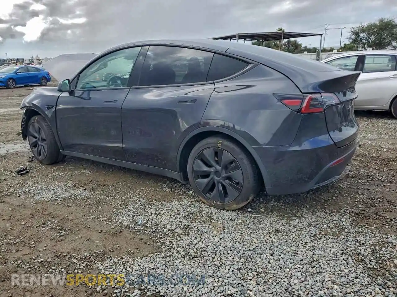 2 Photograph of a damaged car 7SAYGDED8SF312589 TESLA MODEL Y 2025
