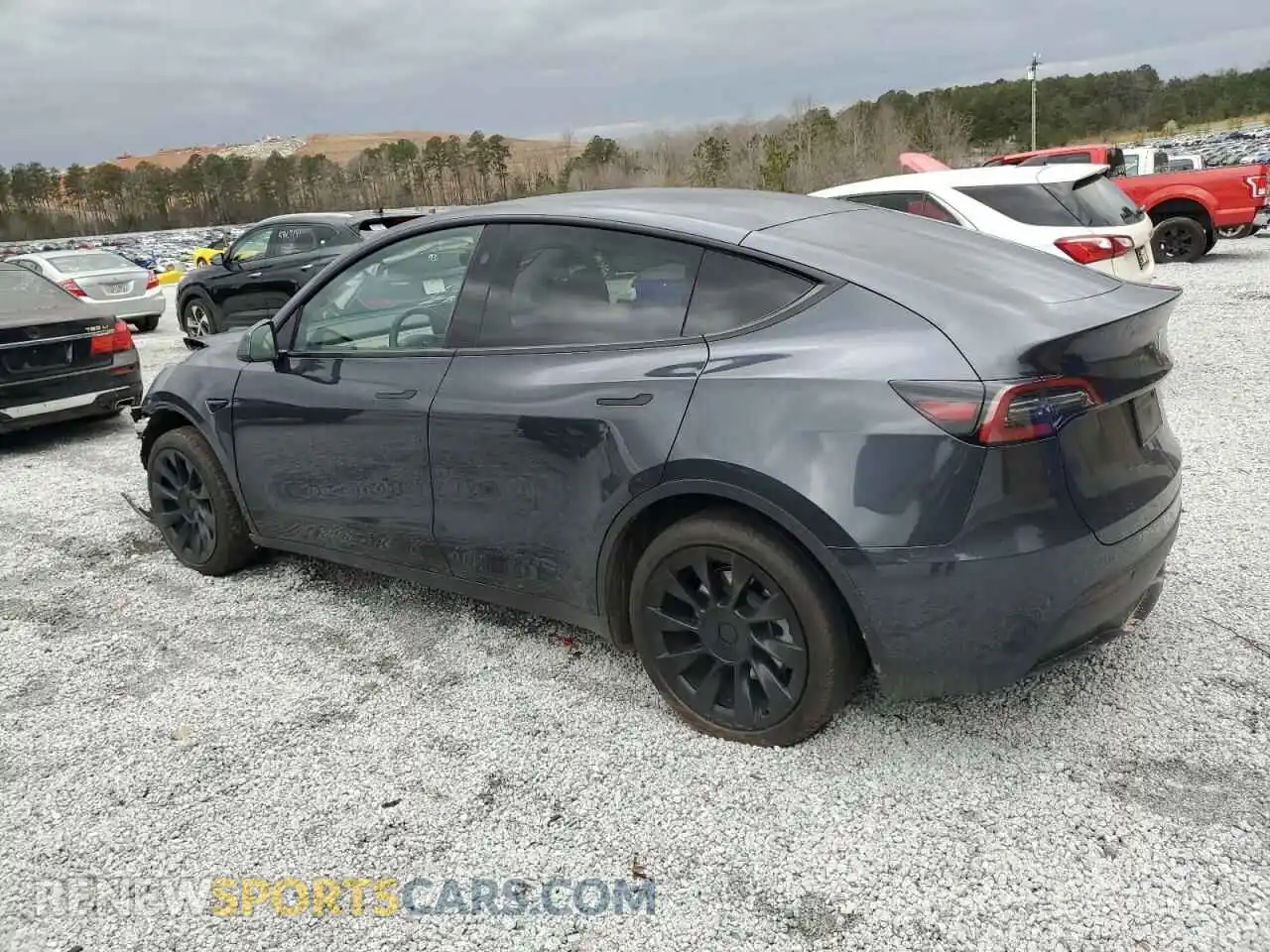 2 Фотография поврежденного автомобиля 7SAYGDED9SA341967 TESLA MODEL Y 2025