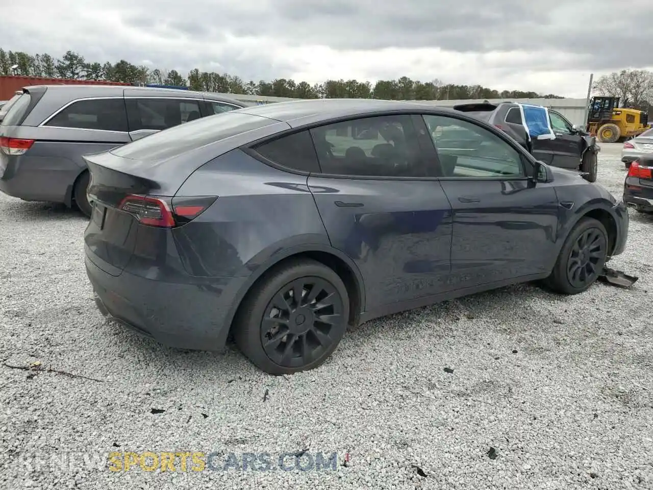 3 Фотография поврежденного автомобиля 7SAYGDED9SA341967 TESLA MODEL Y 2025