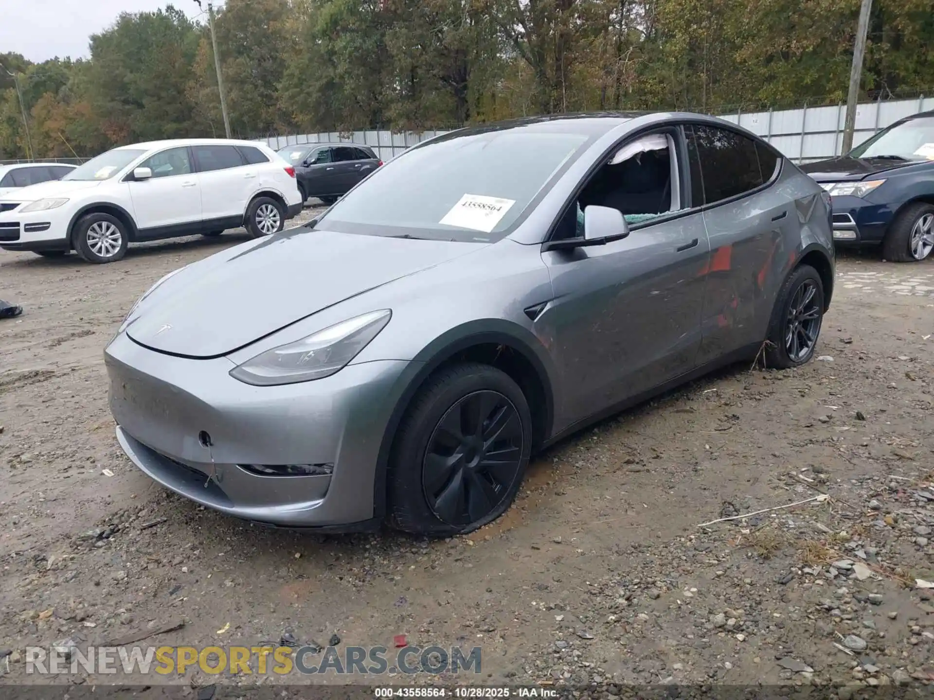 2 Photograph of a damaged car 7SAYGDED9SA358462 TESLA MODEL Y 2025