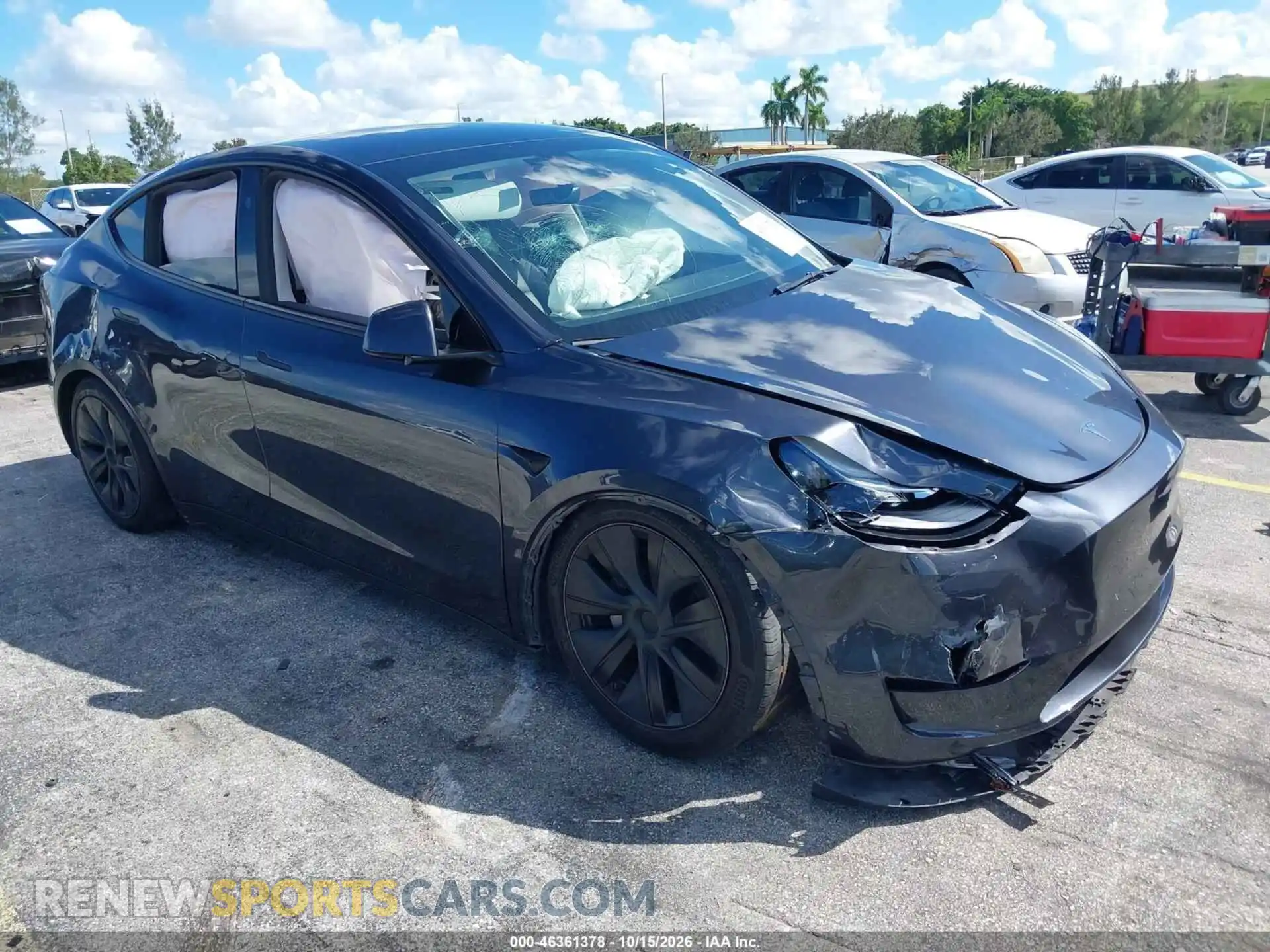 1 Фотография поврежденного автомобиля 7SAYGDED9SA373611 TESLA MODEL Y 2025