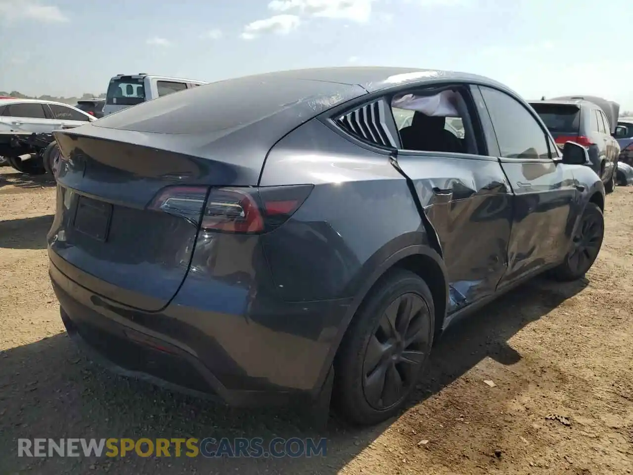 3 Photograph of a damaged car 7SAYGDED9SA375326 TESLA MODEL Y 2025