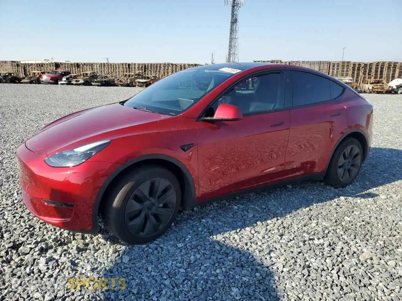 1 Photograph of a damaged car 7SAYGDED9SF236851 TESLA MODEL Y 2025