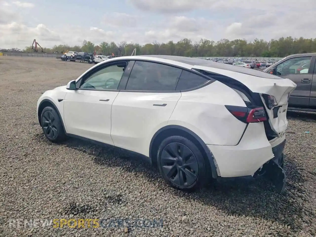 2 Фотография поврежденного автомобиля 7SAYGDED9SF241855 TESLA MODEL Y 2025