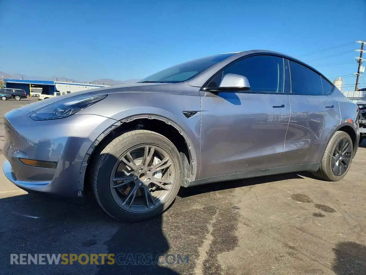 1 Photograph of a damaged car 7SAYGDED9SF242133 TESLA MODEL Y 2025