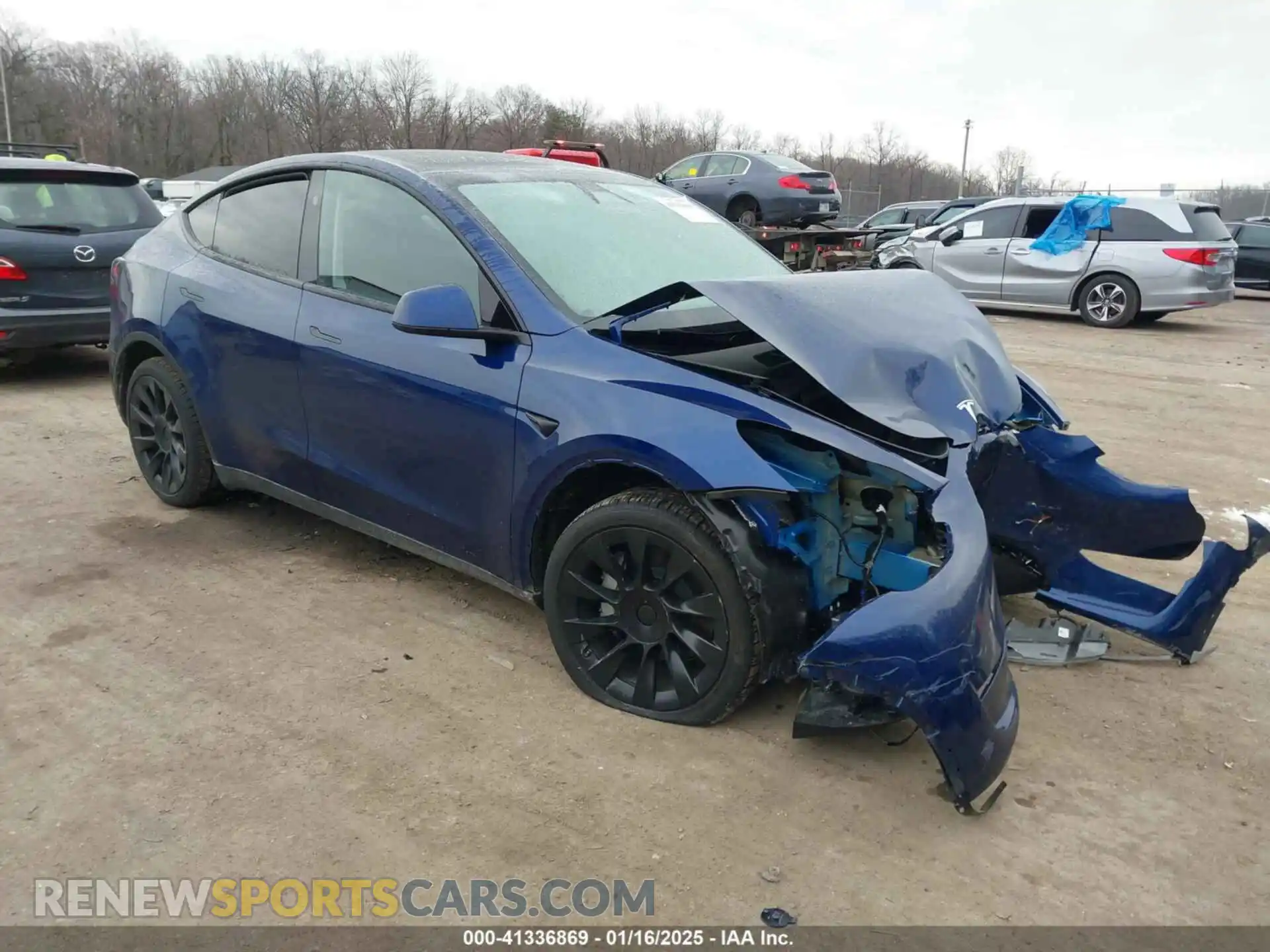1 Photograph of a damaged car 7SAYGDED9SF248370 TESLA MODEL Y 2025
