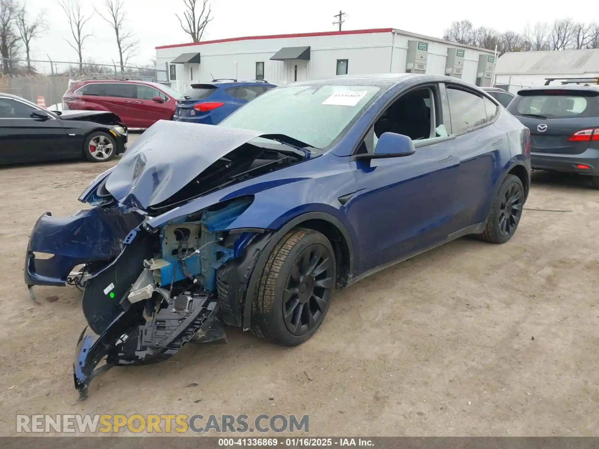 2 Photograph of a damaged car 7SAYGDED9SF248370 TESLA MODEL Y 2025