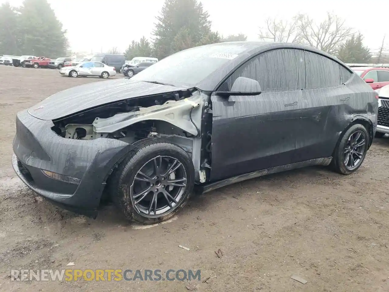 1 Photograph of a damaged car 7SAYGDED9SF269767 TESLA MODEL Y 2025