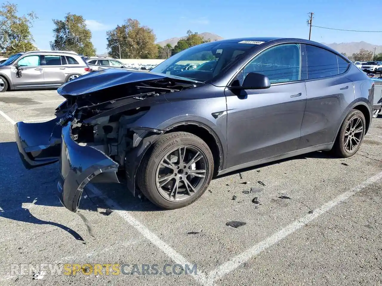 1 fotografías del automóvil dañado 7SAYGDED9SF321172 TESLA MODEL Y 2025