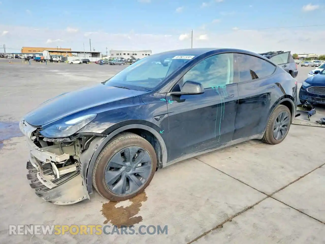 1 Photograph of a damaged car 7SAYGDEDXSA341380 TESLA MODEL Y 2025