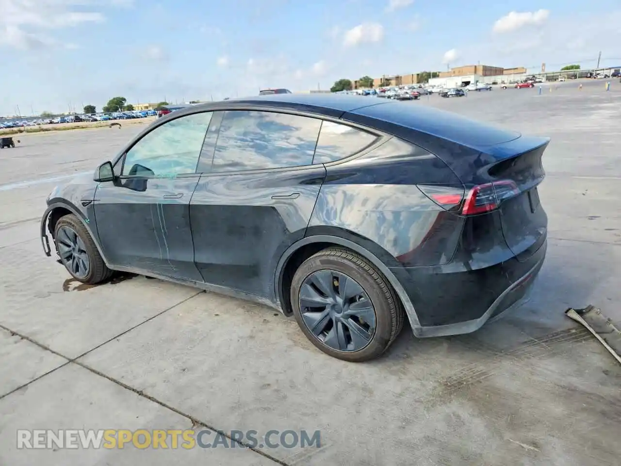 2 Photograph of a damaged car 7SAYGDEDXSA341380 TESLA MODEL Y 2025