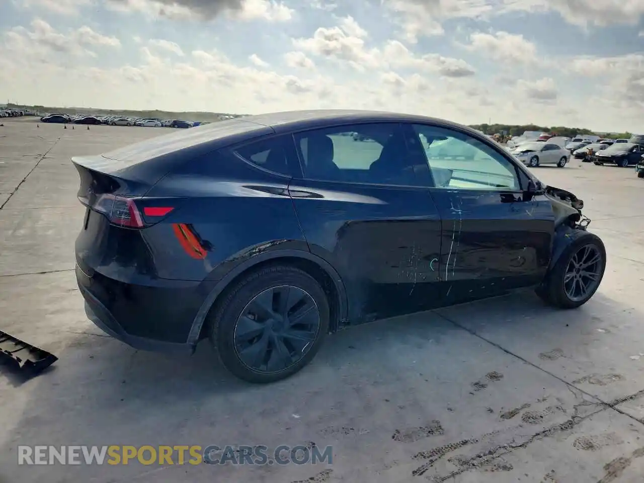3 Photograph of a damaged car 7SAYGDEDXSA341380 TESLA MODEL Y 2025