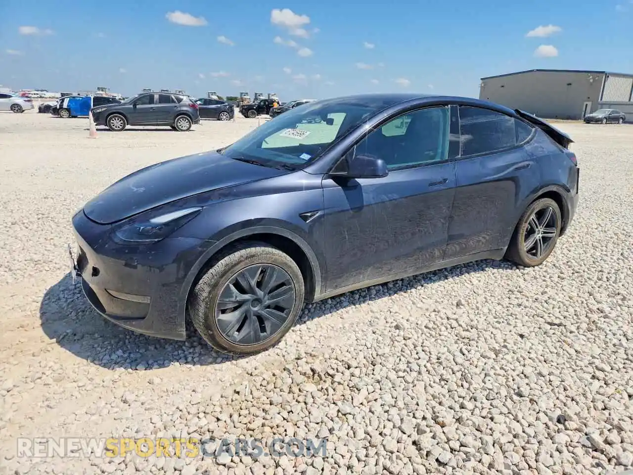 1 Photograph of a damaged car 7SAYGDEDXSA342416 TESLA MODEL Y 2025