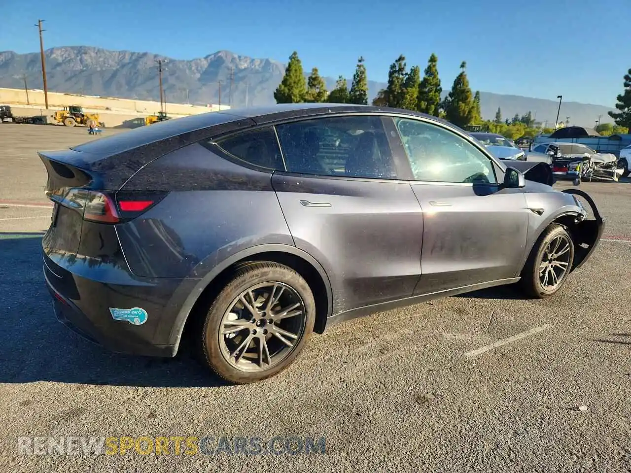 3 Фотография поврежденного автомобиля 7SAYGDEDXSA367042 TESLA MODEL Y 2025