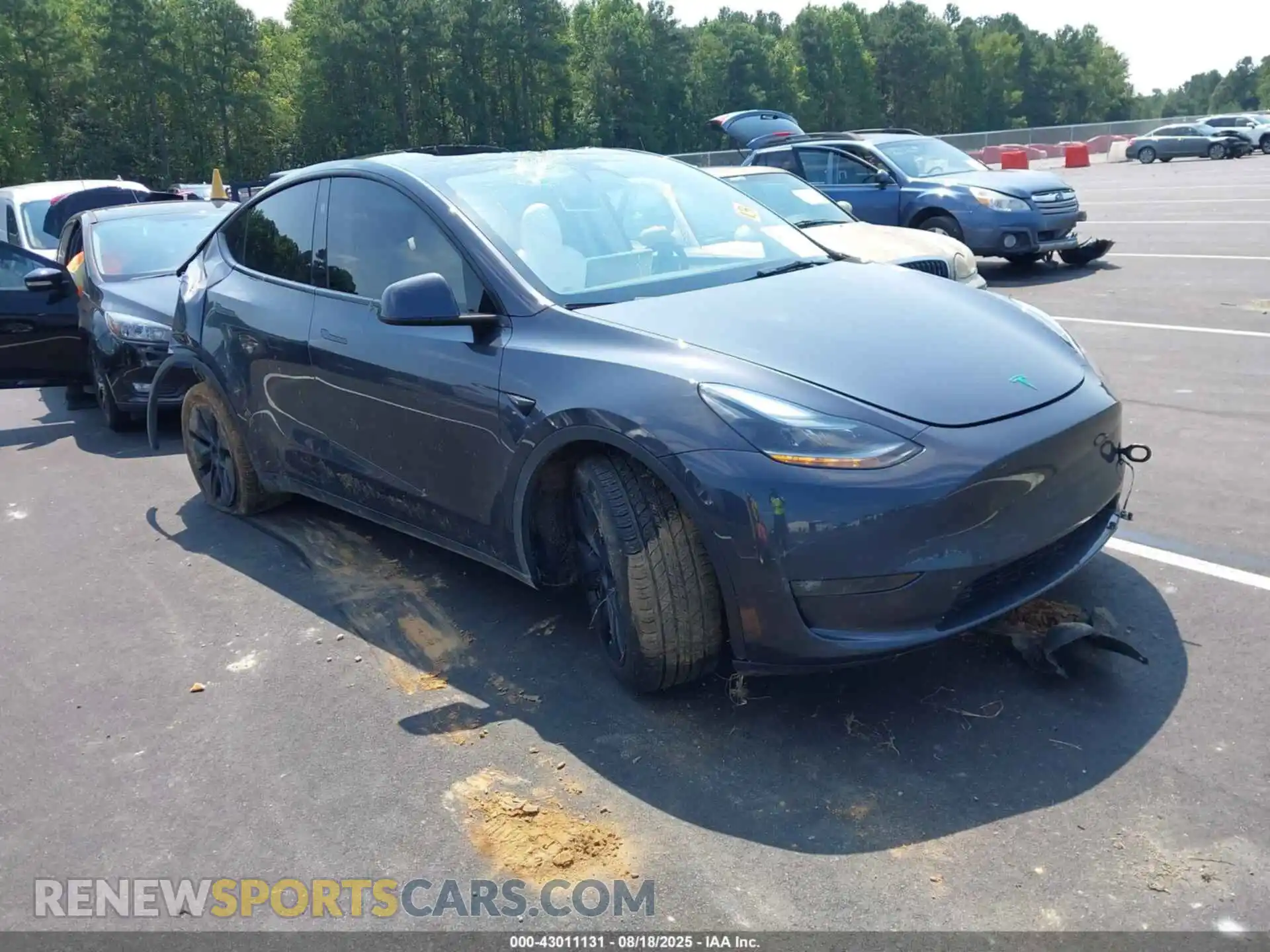 1 Photograph of a damaged car 7SAYGDEDXSA376016 TESLA MODEL Y 2025