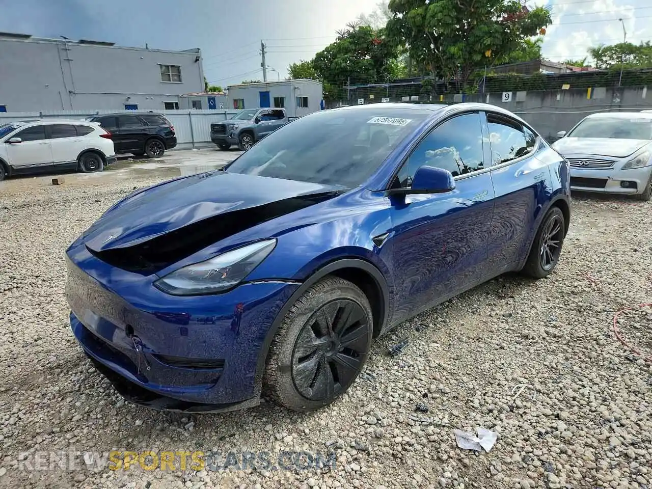 1 Фотография поврежденного автомобиля 7SAYGDEDXSF226832 TESLA MODEL Y 2025
