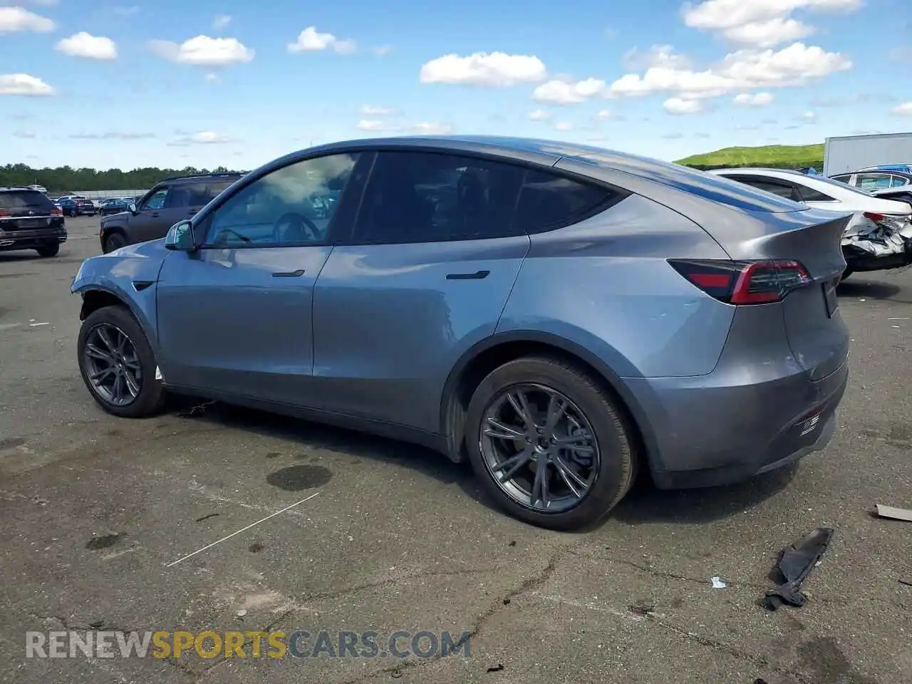 2 fotografías del automóvil dañado 7SAYGDEDXSF266120 TESLA MODEL Y 2025