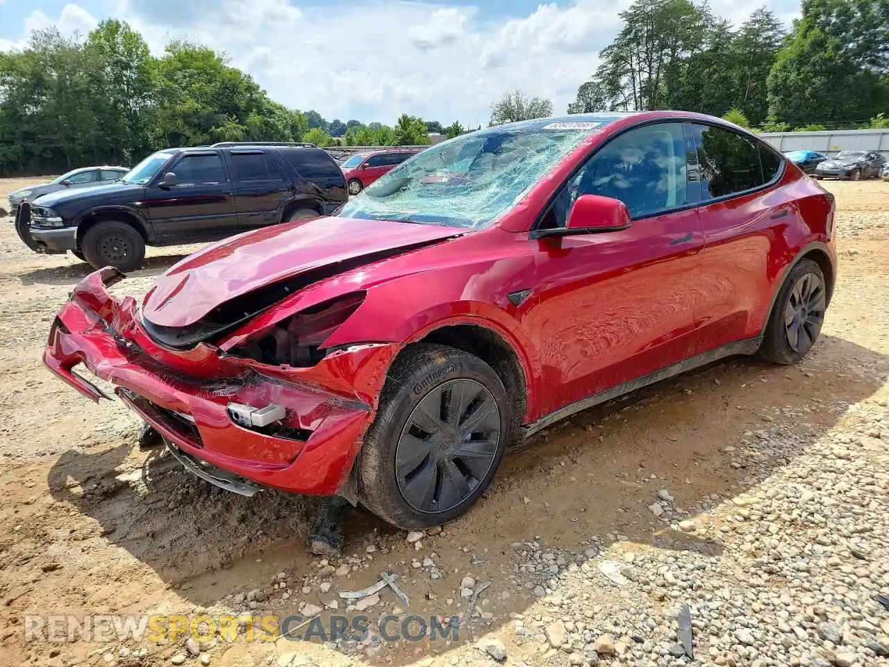 1 fotografías del automóvil dañado 7SAYGDEDXSF318720 TESLA MODEL Y 2025