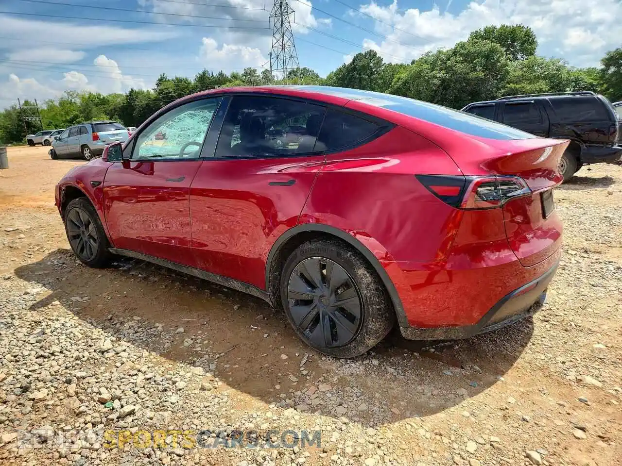 2 fotografías del automóvil dañado 7SAYGDEDXSF318720 TESLA MODEL Y 2025