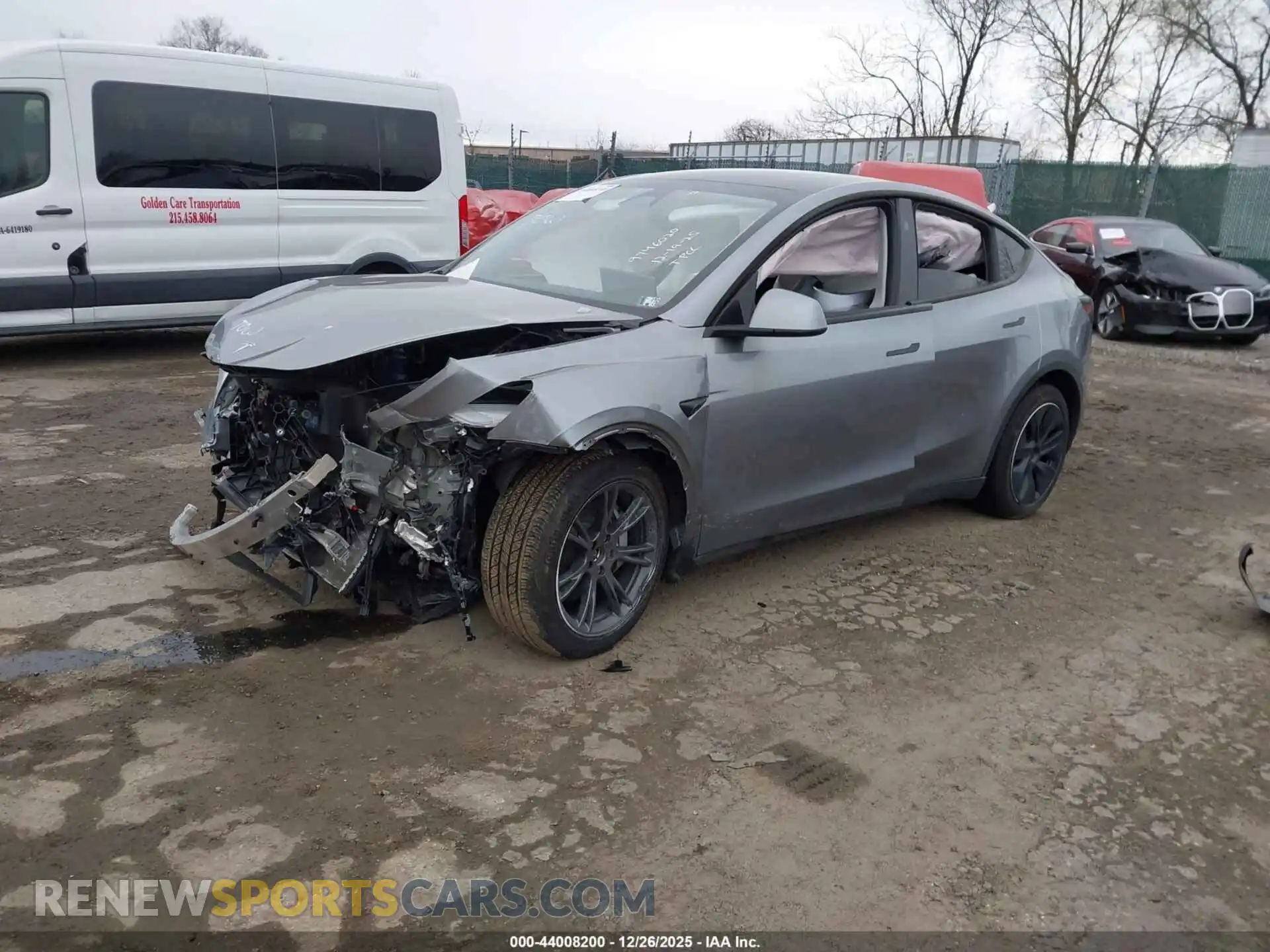 2 Photograph of a damaged car 7SAYGDEE0SA338433 TESLA MODEL Y 2025