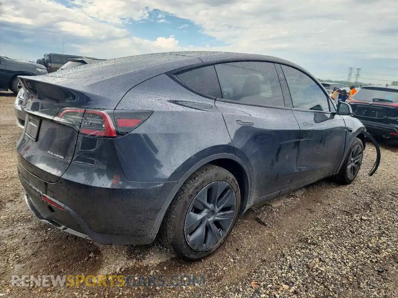 3 fotografías del automóvil dañado 7SAYGDEE0SF223494 TESLA MODEL Y 2025