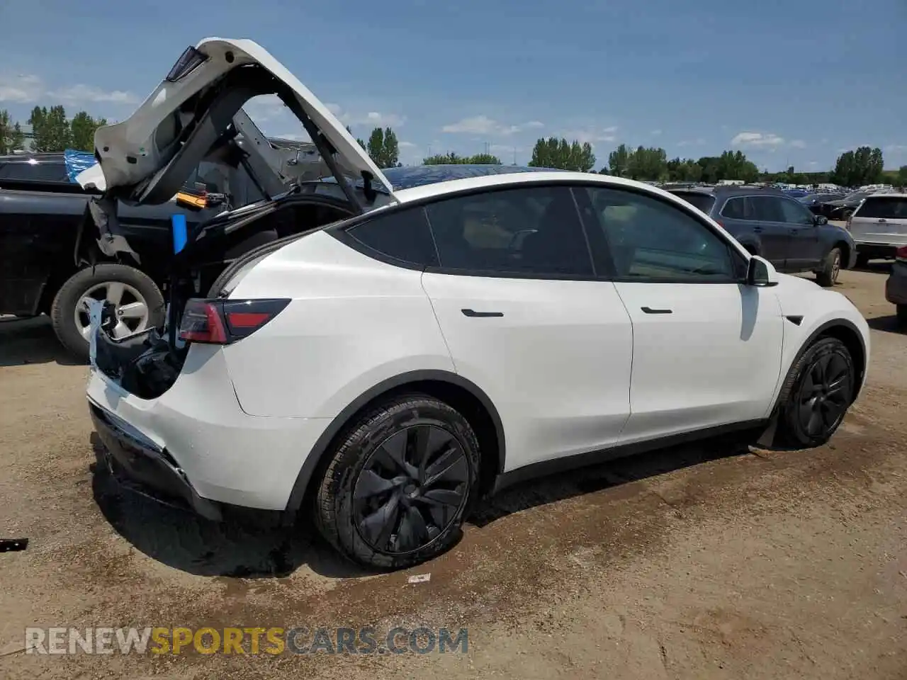 3 Photograph of a damaged car 7SAYGDEE0SF283002 TESLA MODEL Y 2025